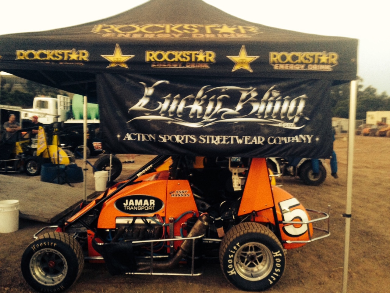 Andy Hassan Racing Sponsor Lucky Bling